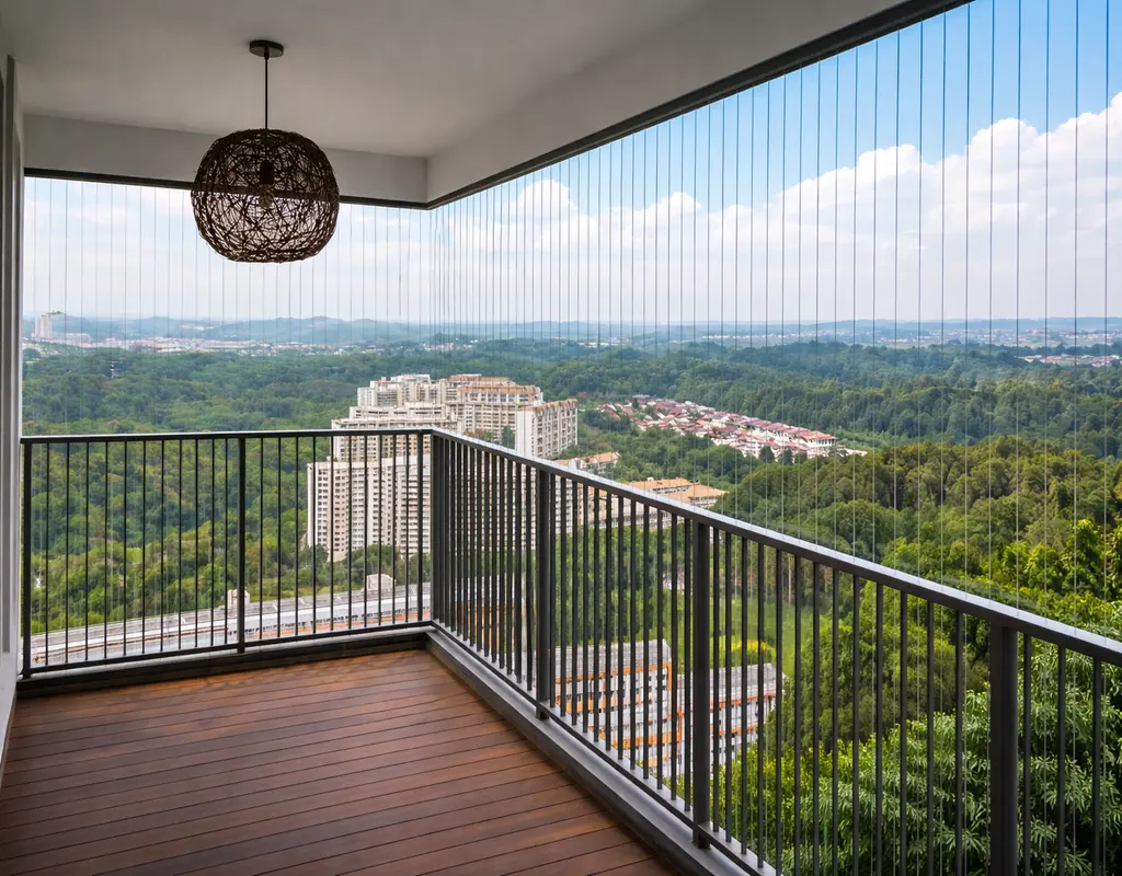 Premium Balcony Invisible Grills in Pimpri Chinchwad and Moshi