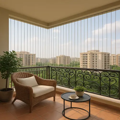 High Quality Invisible Grills in Koregaon Park and Kothrud - Falcon Nets