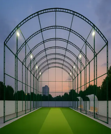 Falcon Nets Box Cricket Setup Installation